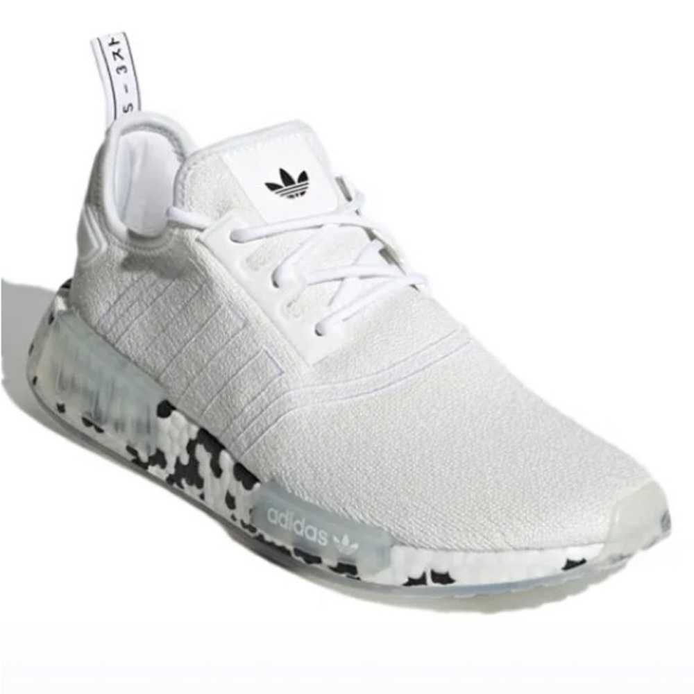 $129 Mens ADIDAS White & Black NMD R1 Athletic Tennis Shoes Sz 11